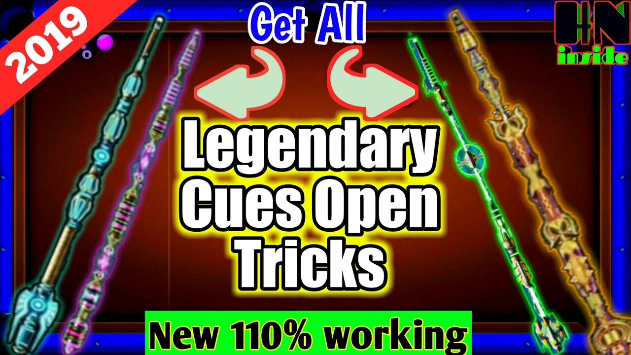 8 Ball Pool | Open All Legendary Cues with low Cash | 100% New working Legendary Cue Open Trick