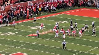 NaQuari Rogers with the Score Just Before Halftime