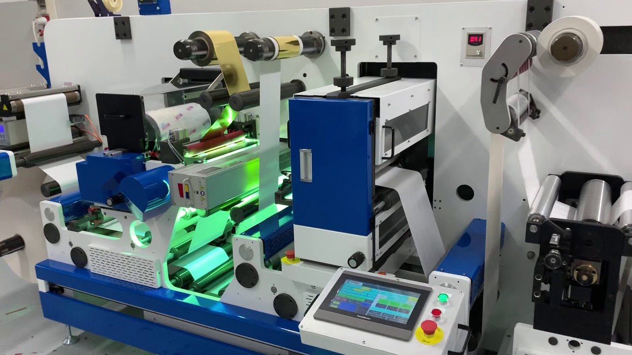 EASYROLL SEMI-ROTARY COLD FOIL - YouTube