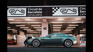 Aston Martin V8 Vantage Onboard FULL SEND @ CIRCUIT BARCELONA