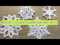 HOW TO MAKE PAPER SNOWFLAKES? - It&#39;s time to learn English