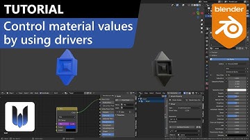 Blender tutorial: Control material values by using drivers