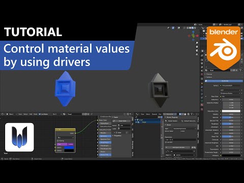 ಬ್ಲೆಂಡರ್ ಟ್ಯುಟೋರಿಯಲ್: ಡ್ರೈವರ್‌ಗಳನ್ನು ಬಳಸಿಕೊಂಡು ವಸ್ತು ಮೌಲ್ಯಗಳನ್ನು ನಿಯಂತ್ರಿಸಿ