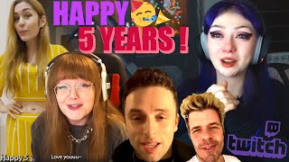 Minx's friends and community surprise her after 5 YEARS ON TWITCH (she cries) | Sep 3, 2021