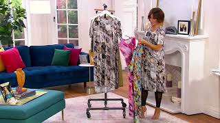 LOGO by Lori Goldstein Ryon 230 Hi-Low Hem Dress on QVC