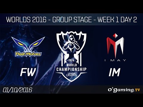 FW vs IM - World Championship 2016 - Group Stage Week 1 Day 2