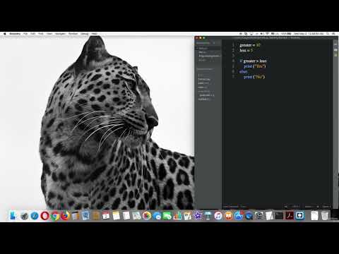 less than or greater than ,and equal operator , python - YouTube