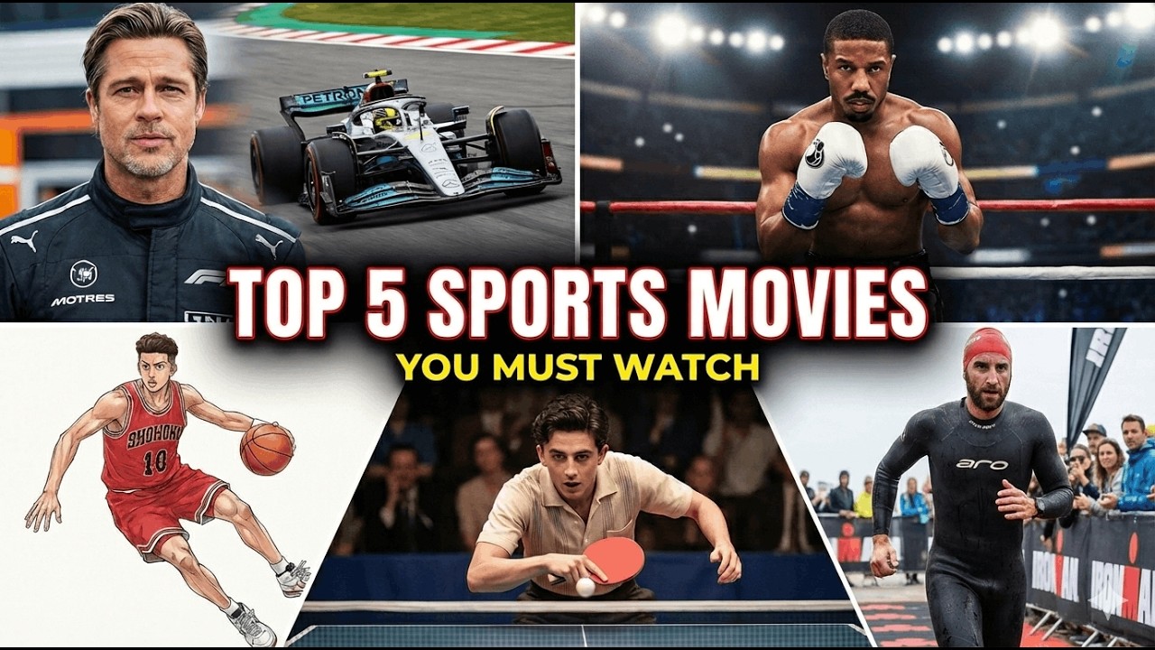 Top 5 Sports Movies of All Time (Must-Watch List) - YouTube