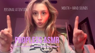 Unpredictable asmr! no props , lots of mouth sounds and nonsense to help you sleep 🩷
