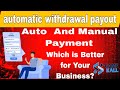Automatic withdrawal And Automatic Payment Add website