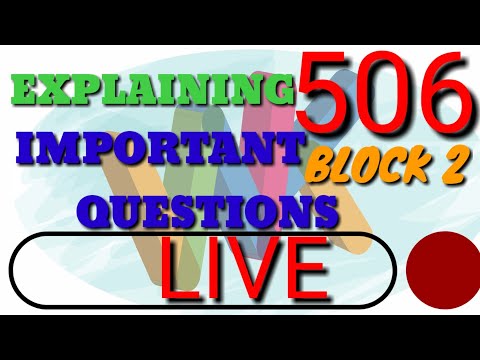 506 IMPORTANT QUESTION BLOCK-2 EXPLAINED IN TELUGU FOR NIOS DELED