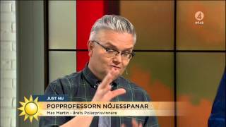 Jan Gradvall fick en exklusiv intervju med Max Martin i L.A - Nyhetsmorgon (TV4)