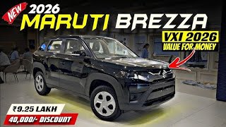 2026 Suzuki Brezza Facelift –😱 5 Biggest Updates Revealed!🔥 New Touchscreen, 6-Speed full review 💯