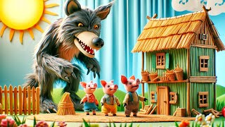 🐷🐷🐷 Os Três Porquinhos e o Lobo Mau 🐺🎭 - Marionetes Divertidas!