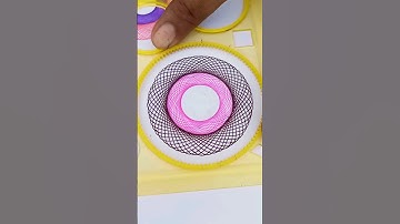 How many rotations did the pen make in total? ?? #spirograph #shorts #2024