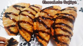 Chocolate Gujiya Recipe || Holi Special || Chocolate Gujiya at home ||khushiandvaishnavi