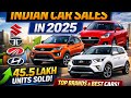  Indian Car Brands Sales in 2025🏎️🔥 Mahindra tops the list #1 Tata Motors on No.2 🫡  