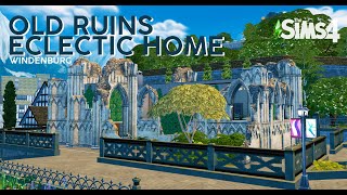 Old Ruins Eclectic Home, Windenburg | No CC | Stop Motion | Sims 4