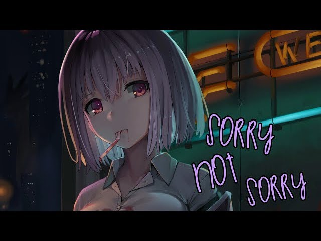 「Nightcore」→ Sorry Not Sorry - Demi Lovato [ Lyrics ] class=