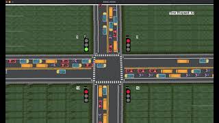 Traffic Intersection Simulation using Pygame (Part 3)
