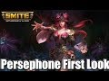 SMITE: Persephone First Look - Abilities, Recall, Voice Pack, & Recolor