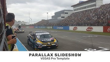 Parallax Slideshow | VEGAS Pro Template