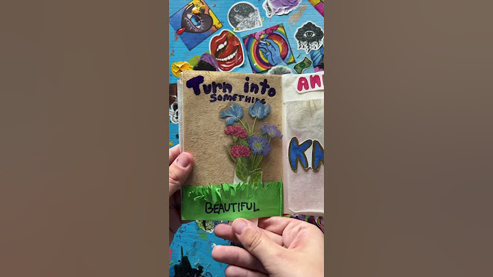 it was all yellow… #lyricbook #crafts