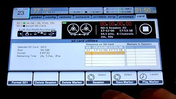Behringer x-live SD recorder - x32 on board controls.