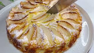 Apple Yogurt Cake with Just 2 Apples 🍏 Soft Like Cheesecake | No Flour screenshot 4