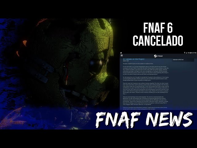 Five Nights at Freddy's 6 é cancelado