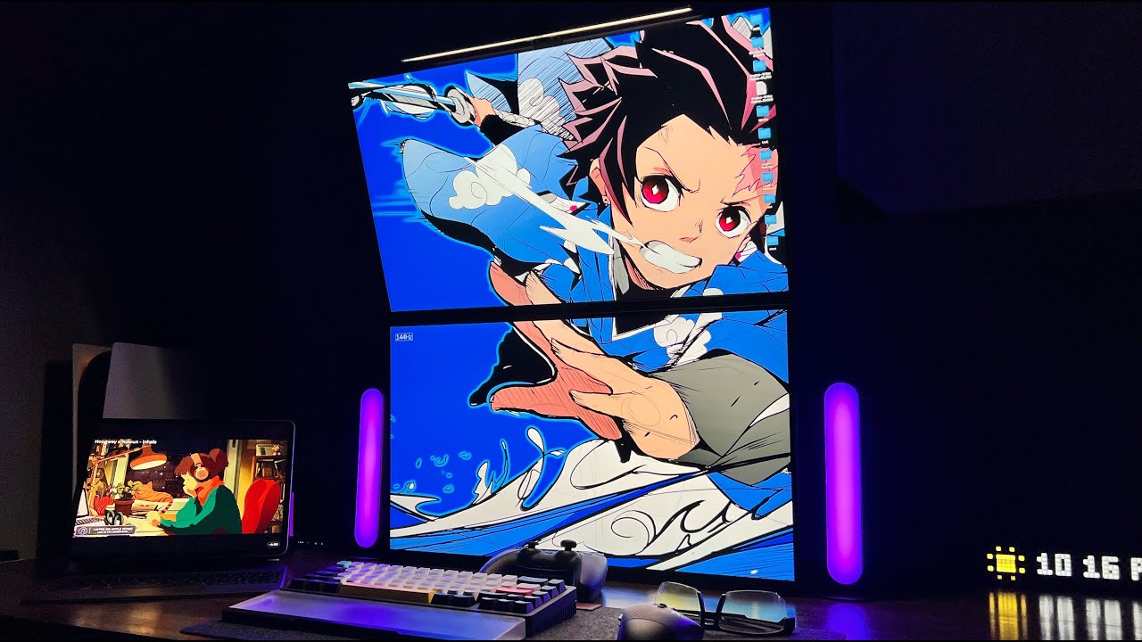 Dell S2721DGF gaming monitor. Quick thoughts and dual stack set up!