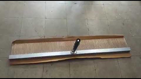 PQC TEXTURING BRUSH with Aluminum swagged handles (As per IRC MORTH Specifications)