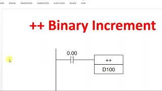 56 Binary Increment and Decrement Instructions   Omron PLC Programming
