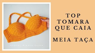 Crochet Strapless Top