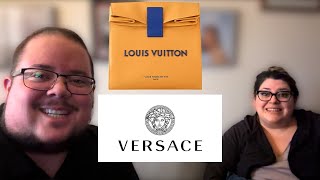 Louis Vuitton & Versace Unboxing! My First Ever Purchase!
