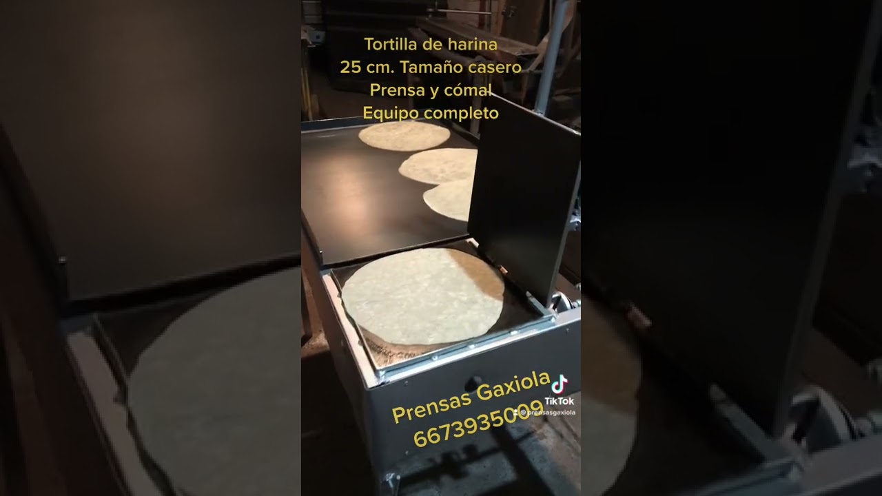 Prensa para hacer tortillas de harina. Con cómal incluido  envios a toda a Rep. Mexicana.
