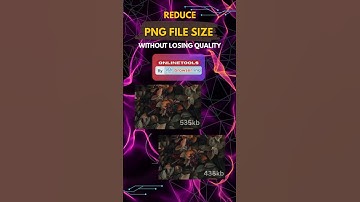 How to Compress PNG Files Without Losing Quality – PNG Compressor Tool Tutorial #freeonlinetools