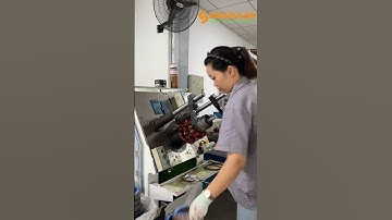 Wind turbine generator winding machine operation