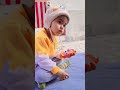Hello, kaun bol raha hai? Baby’s funny phone call! 📞😂 #cutebaby #funnybaby #babyacting #shorts
