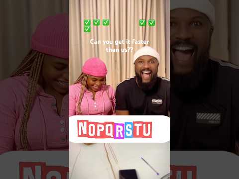 What's the LETTER before the LETTER?? How many did you get??? #couplegames #shorts