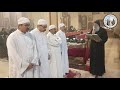 أربعة من الإخوة طالبى الرهبنة يتلون التعهد أمام هيكل الله بدير السيدة العذراء السريان