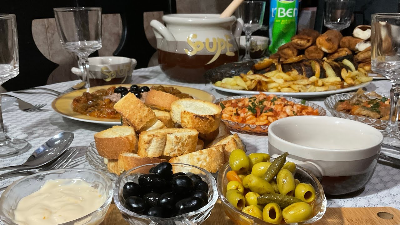 طاولتي ليوم الثامن من رمضان 🌙 طاولة بحرية 🦞🦐