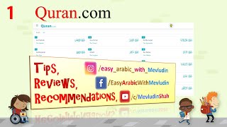 Quran.com review by Easy Arabic with Mevludin
