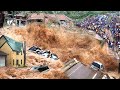 Devastating Rockfalls,Tsunami/ Landslide/ Storm &amp; Landslides Caught on Camera 2024