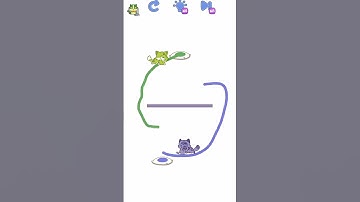 🐈Cat Rush Draw Puzzle to kitten level 12 #shorts