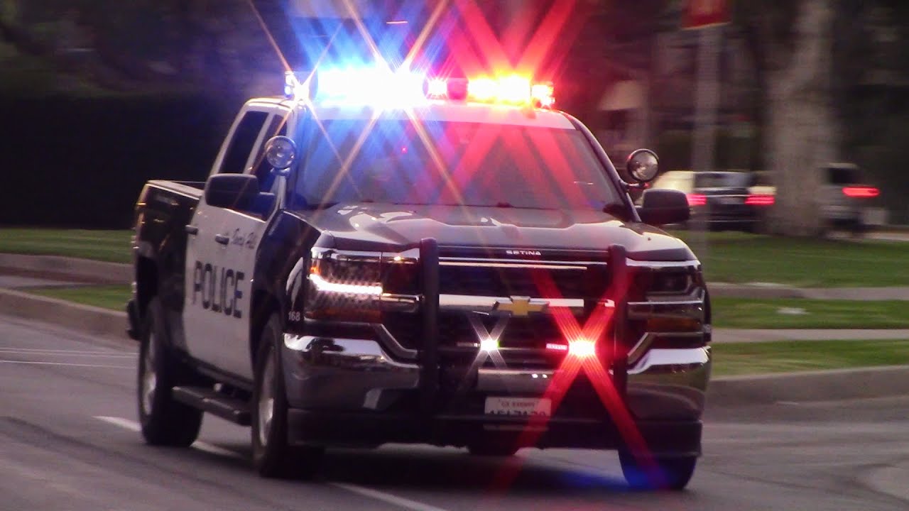 Beverly Hills Police Dept. Chevy Silverado Responding Code 3 YouTube