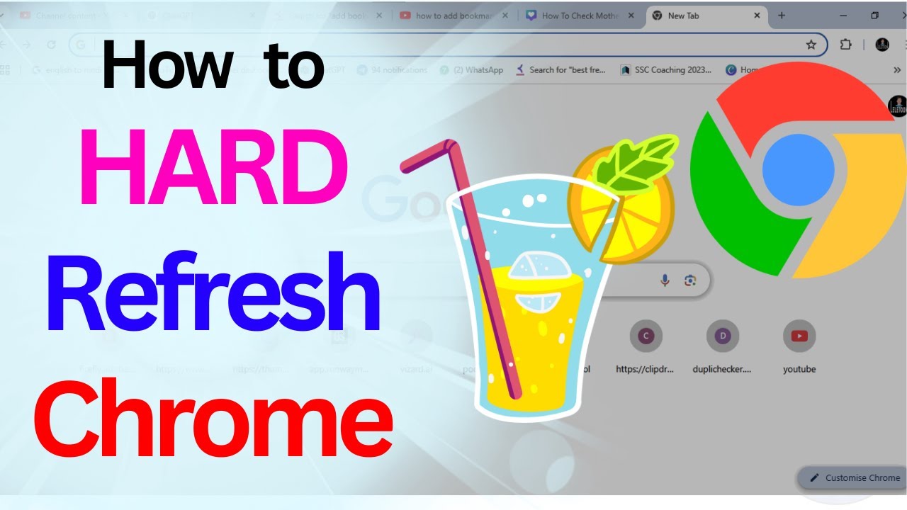 How to Hard Refresh in Google Chrome 2025 | chrome ko full refresh ...