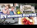 Our RV MORNING ROUTINE with 4 Kids