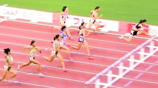 2016ジュニア陸上女子 100ｍH 決勝 20161021