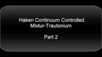 Haken Continuum Controlled Mixtur-Trautonium - Part 2